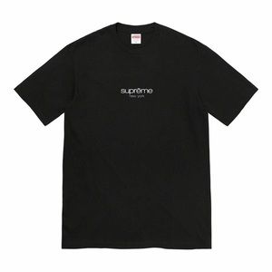 Black Supreme Classic Logo Tee